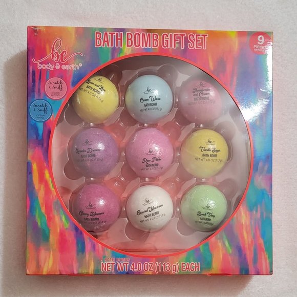 BODY AND EARTH Bath Body And Earth Bath Bomb Set 9 Pcs Poshmark